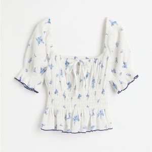 Puff Sleeve Floral Blouse